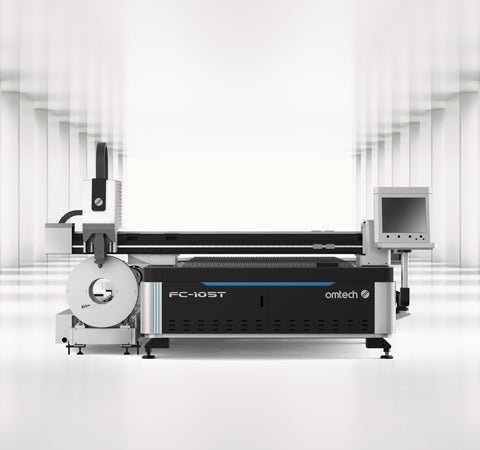 OMTech FC-105T, laser cutting, machine, promo, product photo, industrial