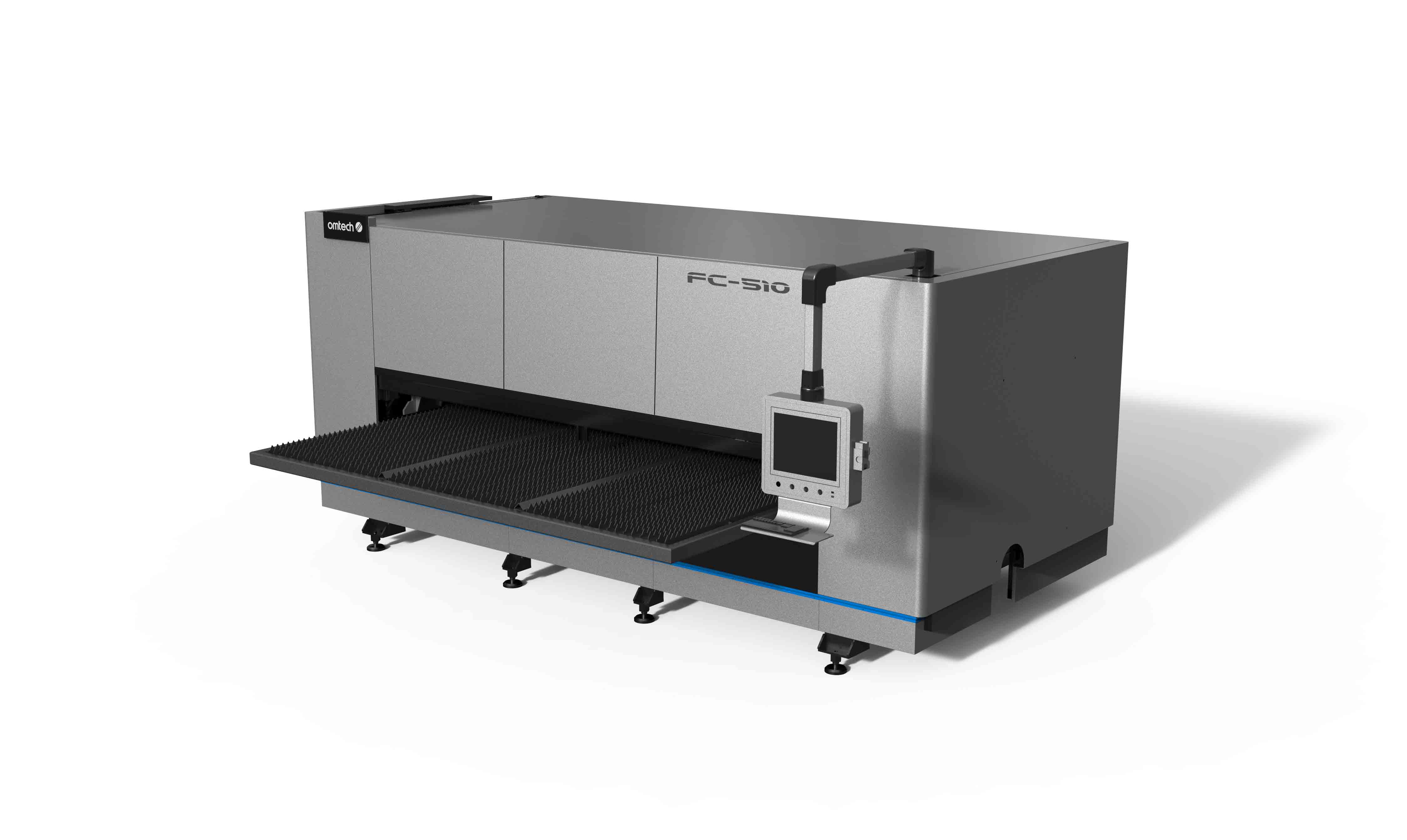 13 x 6 ft 1000 to 6000w IPG CAMFive Laser Fiber Metal Cutter FC136A For  Steels and aluminum