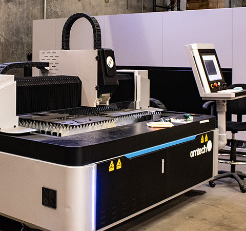 OMTech Fiber Laser Cutting Machine Demo Room – Fiber Cutter