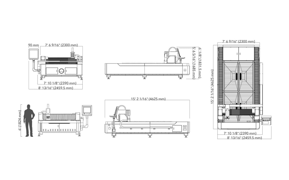 OMTech FC-105 Fiber Laser Cutting Machine – Fiber Cutter