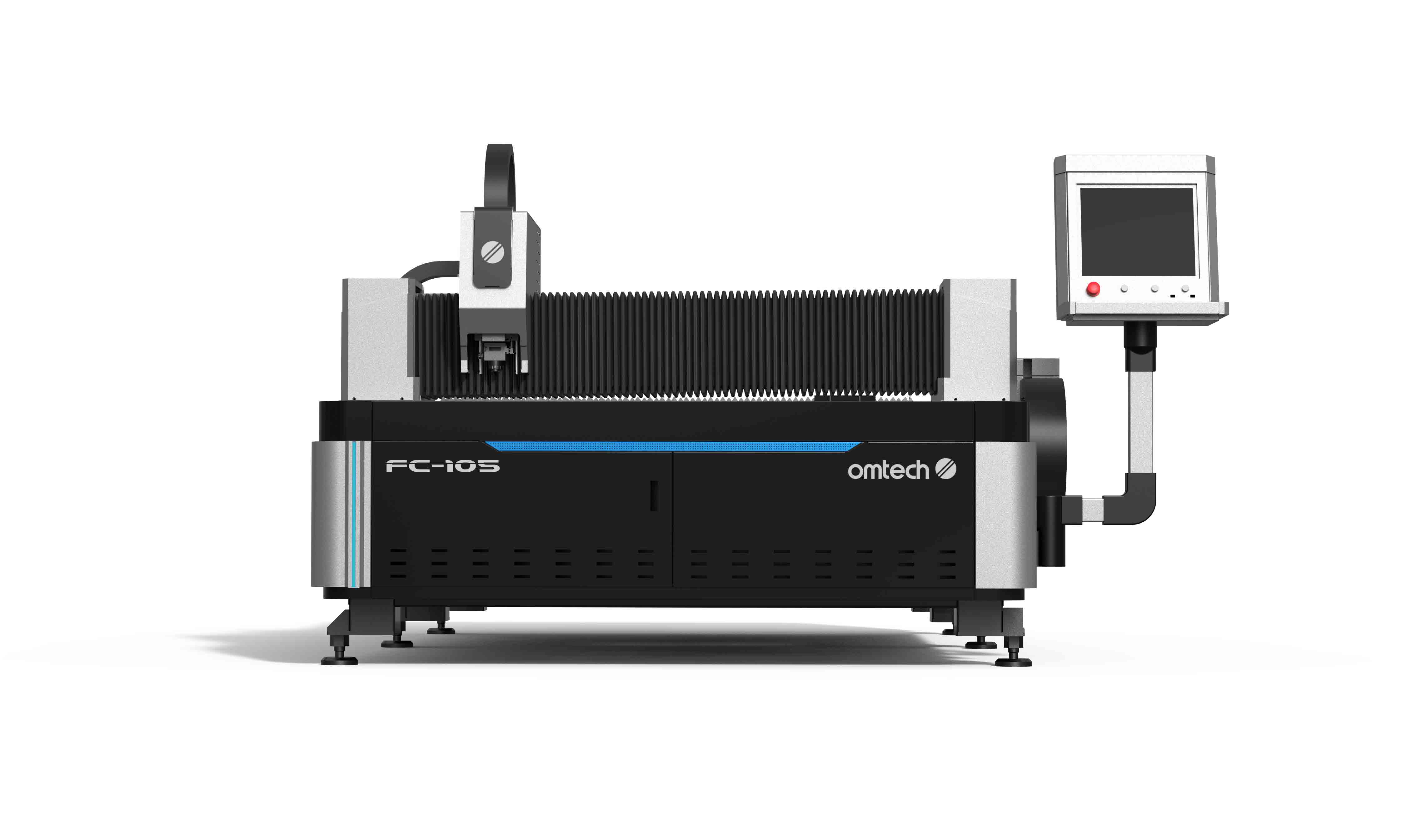 FC-105 Open Bed Fiber Laser Metal Cutting Machine 1.5kW to 4kW